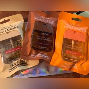 Hand Sanitizer Set - Champagne Apple, Caramel Cinnamon, Citrus Grove